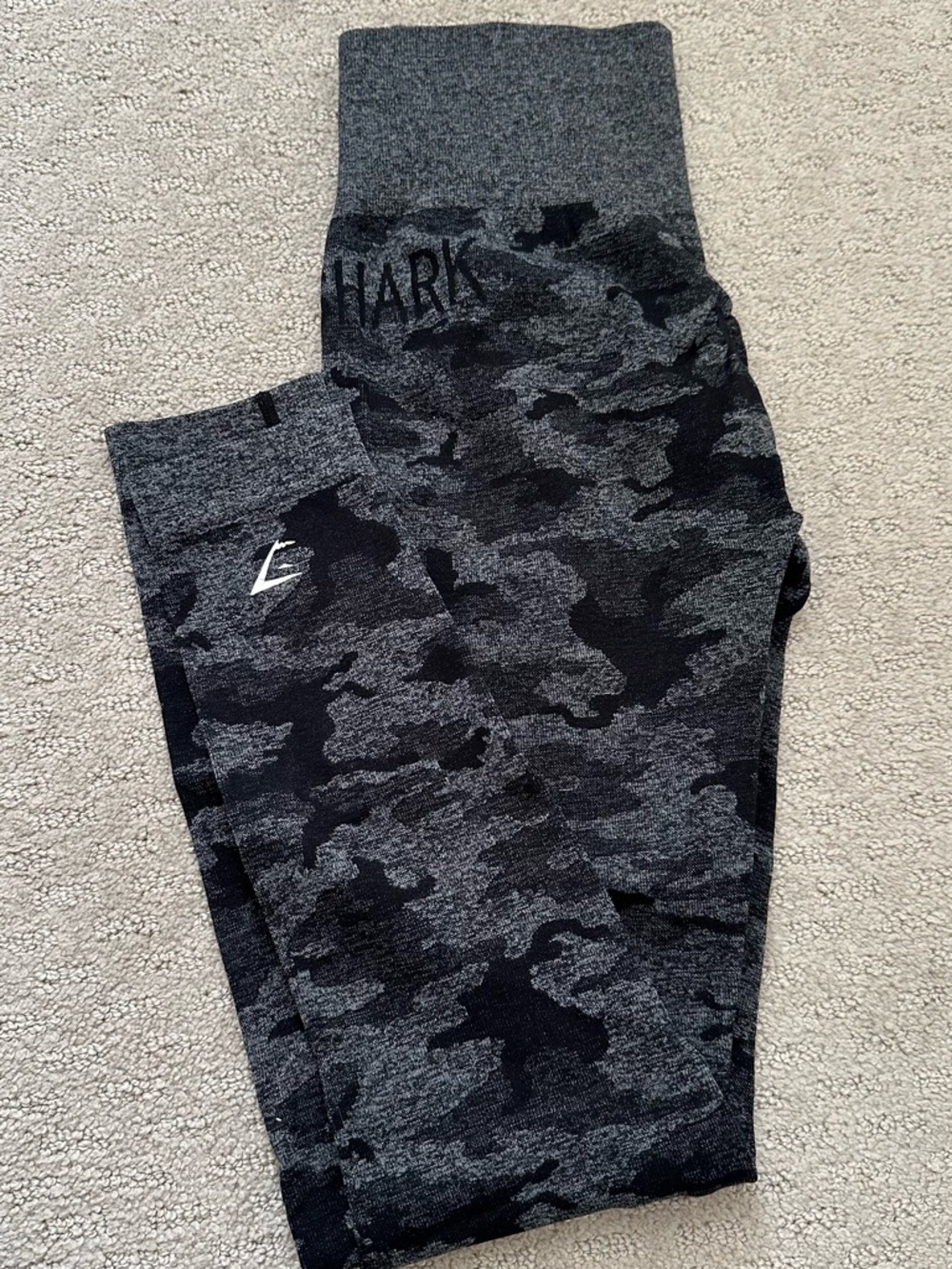 Gymshark' Gray Camo Active Leggings